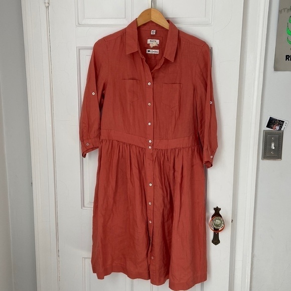 Anthrpologie Malvin Hambug-Germany rust colored dress - Picture 1 of 4